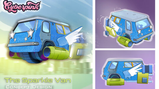 Cyberpink's Sparkle Van