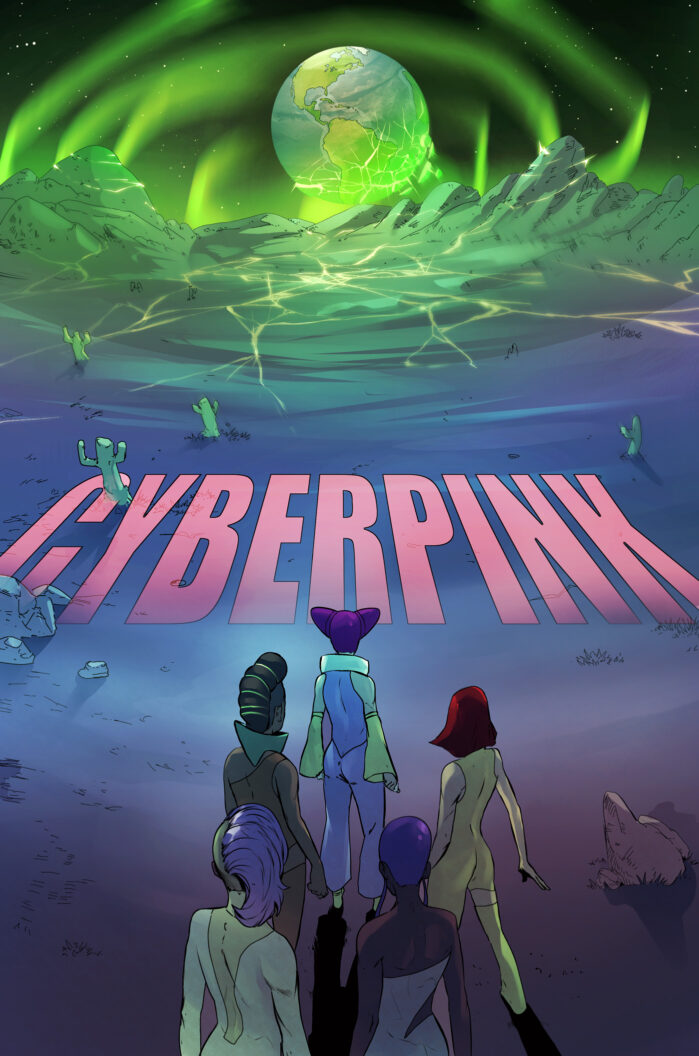Cyberpink® Graphic Novel Cover by Samuel Bermudez