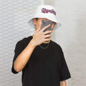 CYBERPINK® 2-IN-1 REVERSIBLE & RAD (RAD-VERSIBLE?) OUTLINE-LOGO BUCKET HAT - Image 10