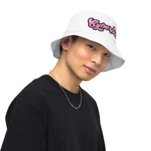 CYBERPINK® 2-IN-1 REVERSIBLE & RAD (RAD-VERSIBLE?) OUTLINE-LOGO BUCKET HAT - Image 3