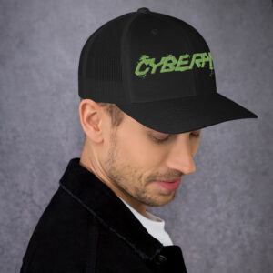 Cyberpink® Graphic Novel Logo Trucker Cap - Image 3