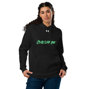 Cyberpink® Logo Under Armour® hoodie - Image 2