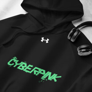 Cyberpink® Logo Under Armour® hoodie - Image 5