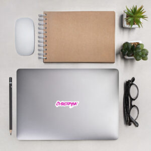 Cyberpink® Logo Hot Pink Bubble-free stickers - Image 2