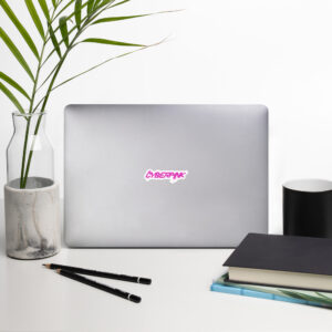 Cyberpink® Logo Hot Pink Bubble-free stickers - Image 3